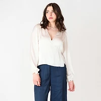 Devoted, Blouse en satin, tailles TP à TG