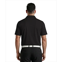 PGAT TOUR Course Essentials Men's Airflux Solid Short Sleeve Polo Shirt