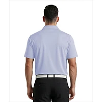 PGAT TOUR Course Essentials Men's Airflux Solid Short Sleeve Polo Shirt