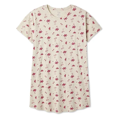 George Women's Plus Crew-Neck Nightshirt