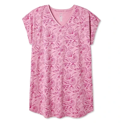George Women's Plus V-Neck Nightshirt