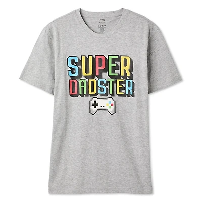 T-shirt à imprimé graphique pour la fête des Pères George pour hommes