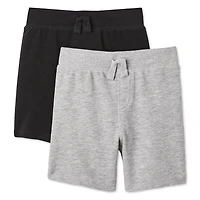 Lot de 2 shorts en tissu éponge bouclé George pour petits garçons