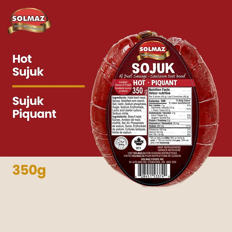 Solmaz Halal Sojuk Hot, 350gr