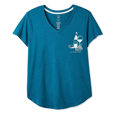 George Women's V-Neck Sleep T-Shirt