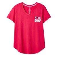 George Women's V-Neck Sleep T-Shirt