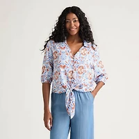 Mexx Women’s Tie Front Blouse