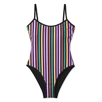 No Boundaries Women's Printed One Piece Swimsuit