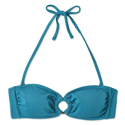 No Boundaries Women's O-Ring Bikini Top
