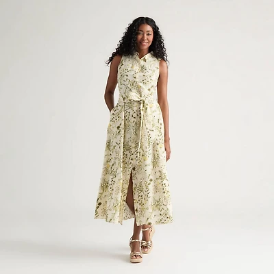 Mexx Women’s Printed Button Front Woven Dress