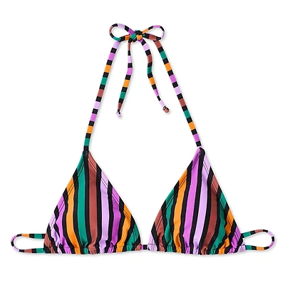 No Boundaries Women's String Bikini Top