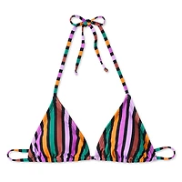 No Boundaries Women's String Bikini Top