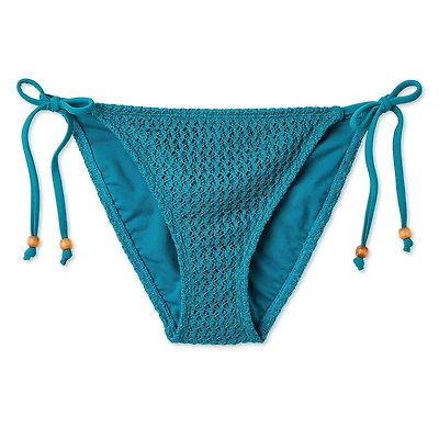No Boundaries Women's String Bikini Bottom