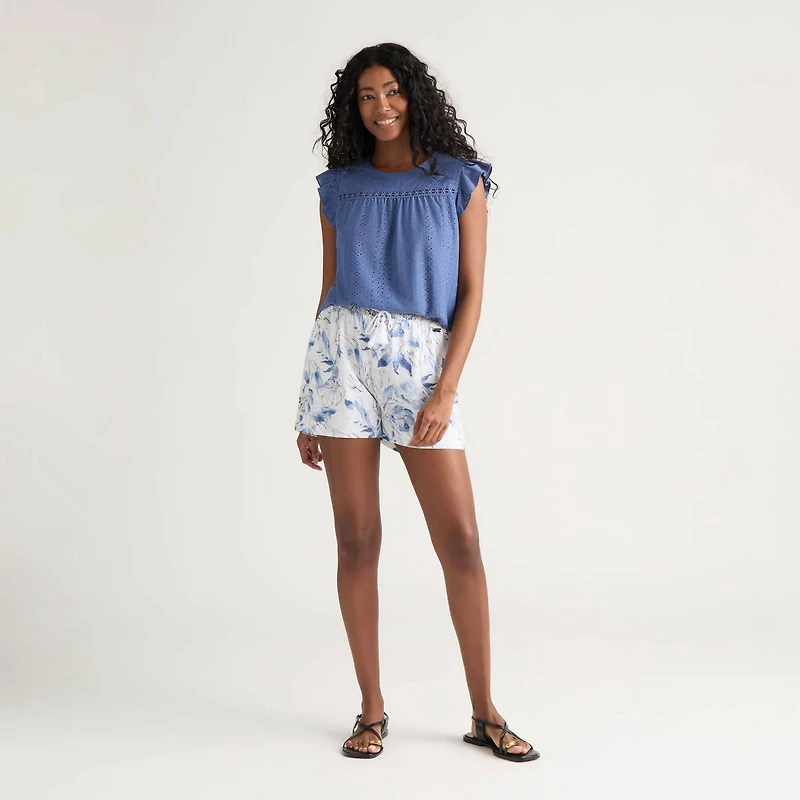 Blouse sans manches à volants en maille Mexx pour femme
