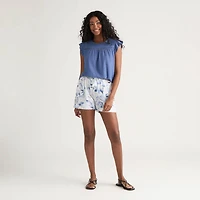 Blouse sans manches à volants en maille Mexx pour femme