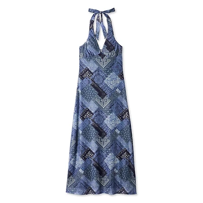 Robe longue à encolure bain-de-soleil Wild Skye pour femmes