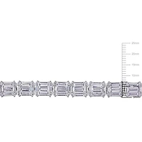 Bracelet tennis Miabella avec zircons cubiques 20 CT PBT en argent sterling, 7,5 po