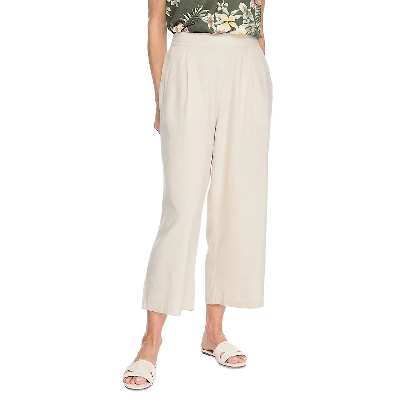 Iyla Women's Linen Gaucho Pant