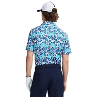 IZOD MENS GOLF SHORT SLEEVE PRINT POLO