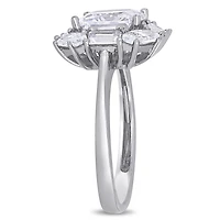 Miabella 6 Carat T.G.W. Cubic Zirconia Sterling Silver Engagement Ring