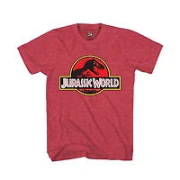 Boys Jurassic World Logo Short Sleeve T-Shirt, Sizes: XS-XL