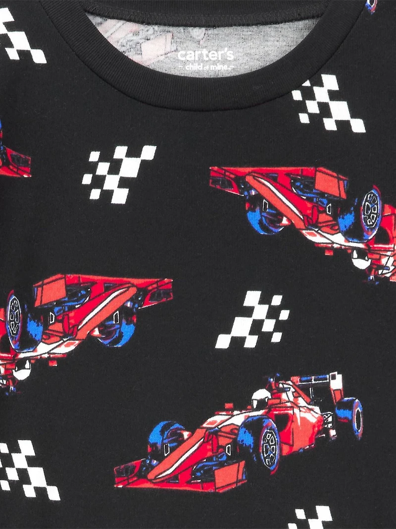 Carter's Child of Mine Pyjama 2 pièces en coton pour garçon Rouge et noir Voiture de course