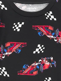 Carter's Child of Mine Pyjama 2 pièces en coton pour garçon Rouge et noir Voiture de course