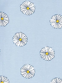 Carter's Child of Mine Kid Girls' 2 Piece PJs Cotton Blue Flower