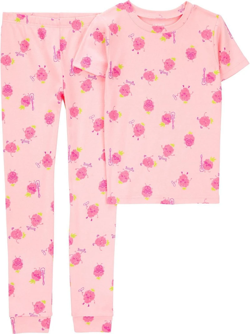 Carter's Child of Mine Kid Pyjama 2 pièces en coton pour fille Rose framboise