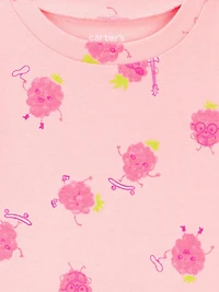 Carter's Child of Mine Kid Pyjama 2 pièces en coton pour fille Rose framboise