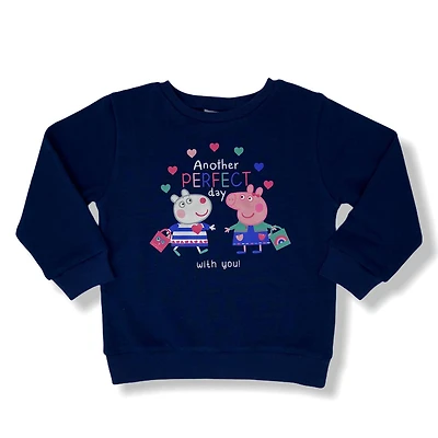 Peppa Pig Toddler girls long sleeve Popover top