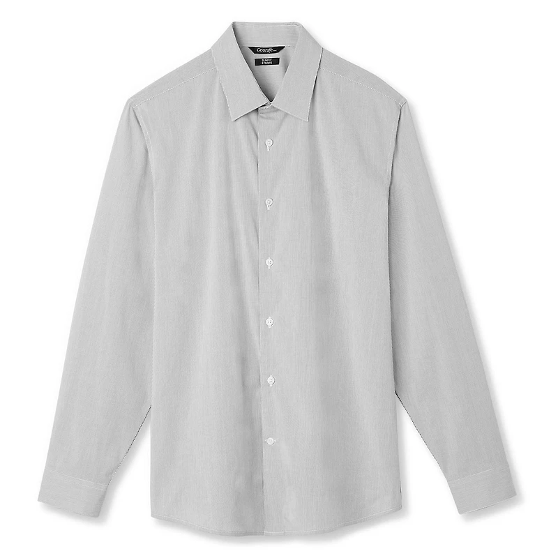George Men's Slim Fit Dress Shirt