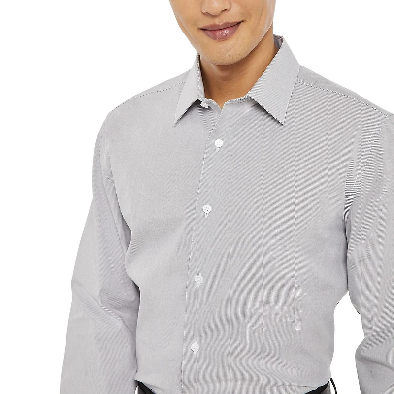 George Men's Slim Fit Dress Shirt