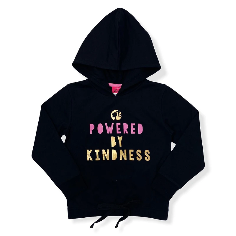 Barbie Girl's hoodie with tie at waist
