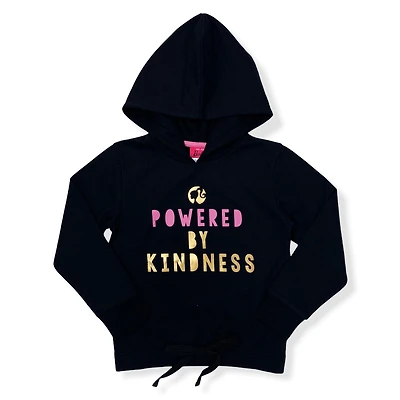 Barbie Girl's hoodie with tie at waist