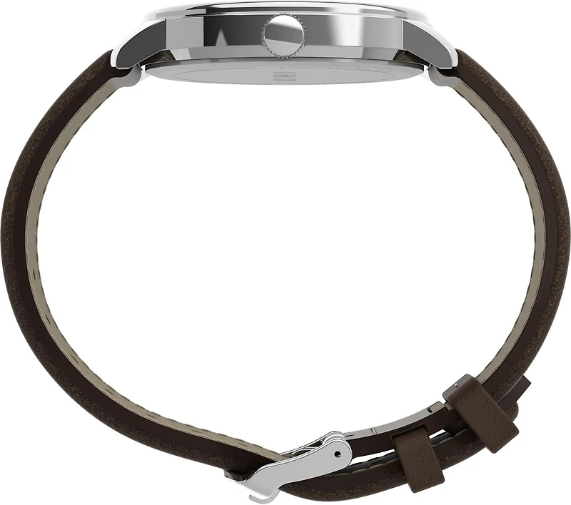 Timex® Easy Reader® Bold Leather Strap Watch