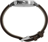 Timex® Easy Reader® Bold Leather Strap Watch
