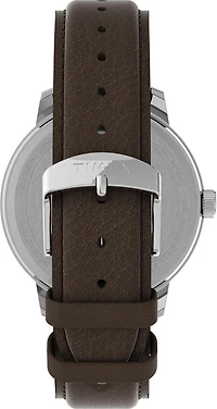 Timex® Easy Reader® Bold Leather Strap Watch