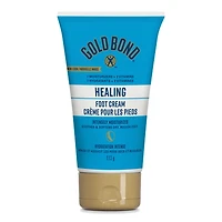Gold Bond Healing Crème pour les pieds, tube de 113g, crème hydratante non grasse pour les pieds et talons secs et craquelés, avec du jojoba, de l'aloès et de la vitamine A, E et C 113g