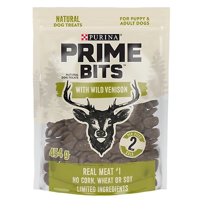 Prime Bits avec Venaison Sauvage, Gâteries pour Chiens