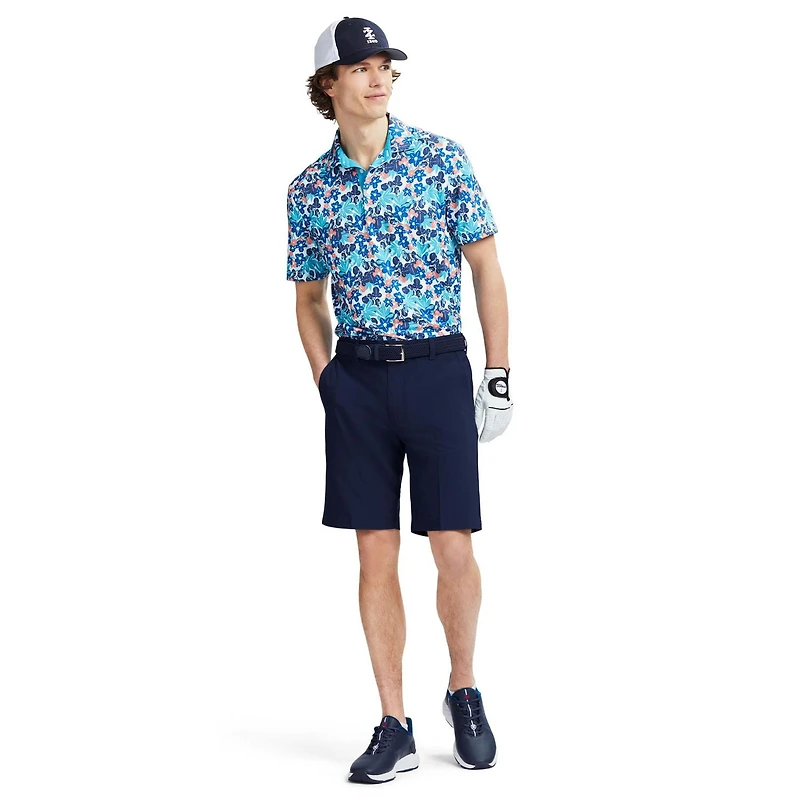 IZOD MENS GOLF SHORT SLEEVE PRINT POLO