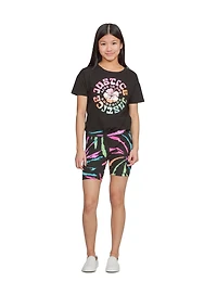 Justice Girls Tie Sunshine 2 Piece Combo Set