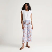 Pantalon culotte imprimé à enfiler pour femme Mexx