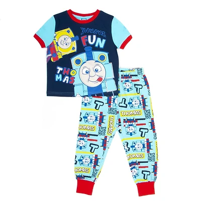 Thomas the Tank Toddler Boy's Short Sleeve Top and Pant Pyjamas 2 Piece Set