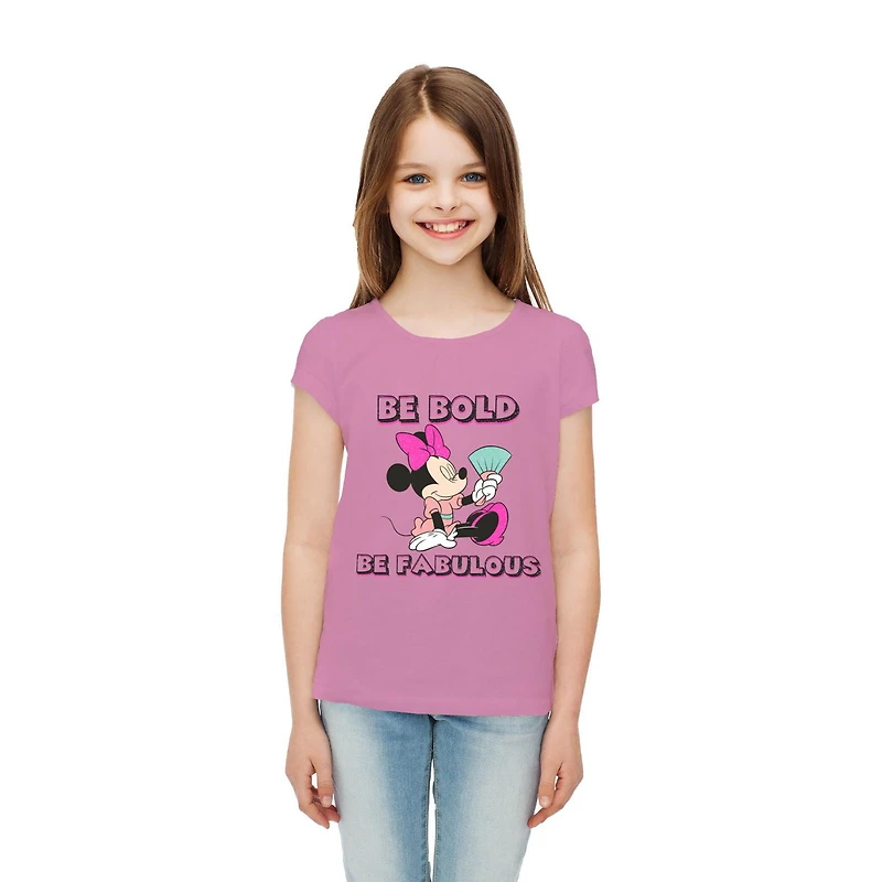 Girls Disney Be Fab Short Sleeve T-Shirt