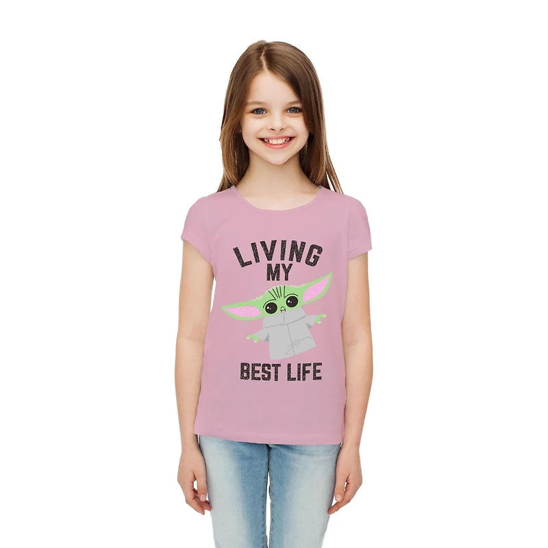 T-shirt à manches courtes Star Wars Living The Best pour filles