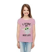 T-shirt à manches courtes Star Wars Living The Best pour filles