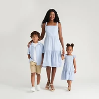 Robe à bretelles et volants avec dos froncé Mexx Maman et Moi