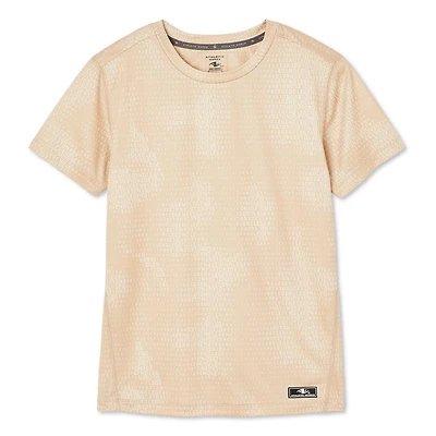 T-shirt technique à manches courtes Athletic Works pour garçons Tailles TP–TG