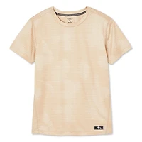 Athletic Works Boys' Short Sleeve Tech Tee, Sizes XS-XL